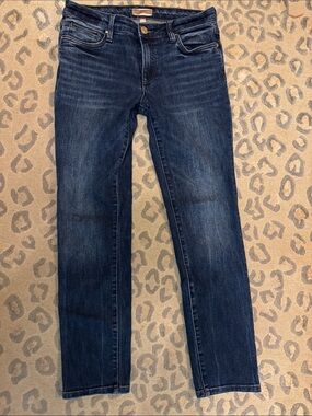 Kut from the Kloth Dark Blue Straight-Leg Jeans